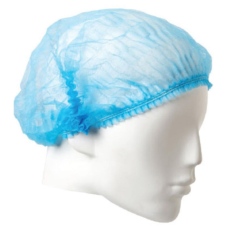 ARMOURWEAR 21″ HACCP CRIMPED BERET DISPOSABLE HAIR NETS 12GSM BLUE CTN/1000 PCS