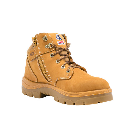 312158 STEELBLUE PARKES LOW CUT ZIP SIDE BOOT