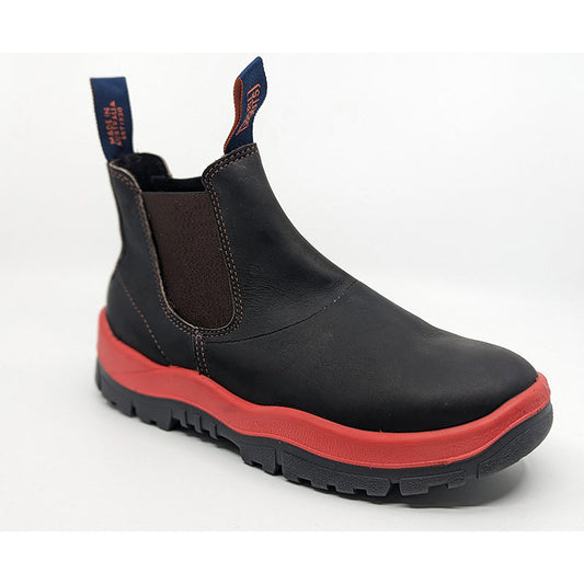 240030-RED MONGREL PREMIUM ELASTIC SIDED PULL ON BOOT RED SOLE