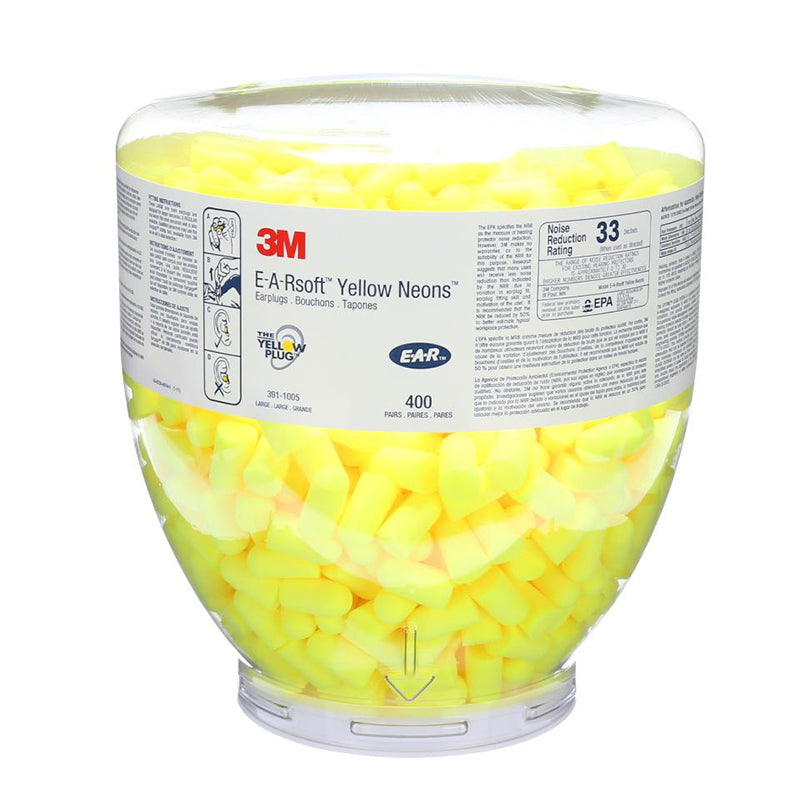 391-1005 3M NEON EARPLUGS DISPENSER REFILL 400 PR