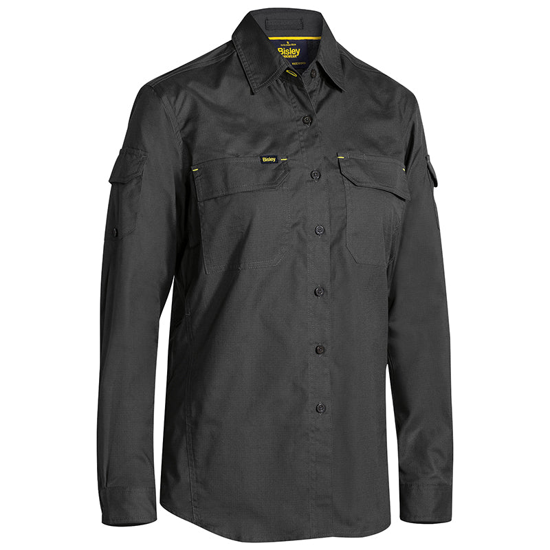 BL6414 AIRFLOW RIPSTOP LADIES L/S SHIRT