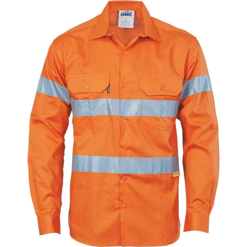 3835 DNC DRILL SHIRT LONG SLEEVE WITH HOOP STYLE TAPE