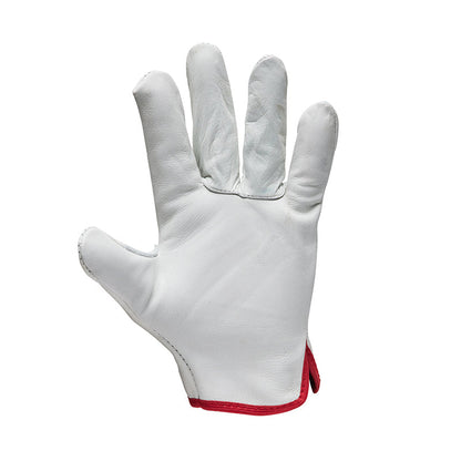 F12-1HS ARMOURWEAR RIGGERS GLOVE COW HIDE BEIGE SMALL        #
