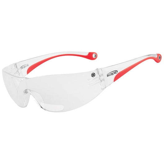 130C-3.0 SCOPE MAX VUE CLEAR +3.0 ANTI FOG ANTI SCRATCH LENS SAFETY GLASSES