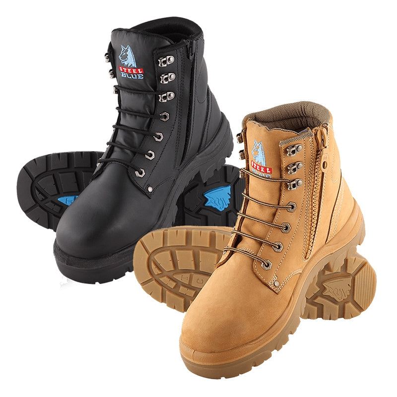 322152 ARGYLE ZIP SIDE BOOT NITRILE SOLE