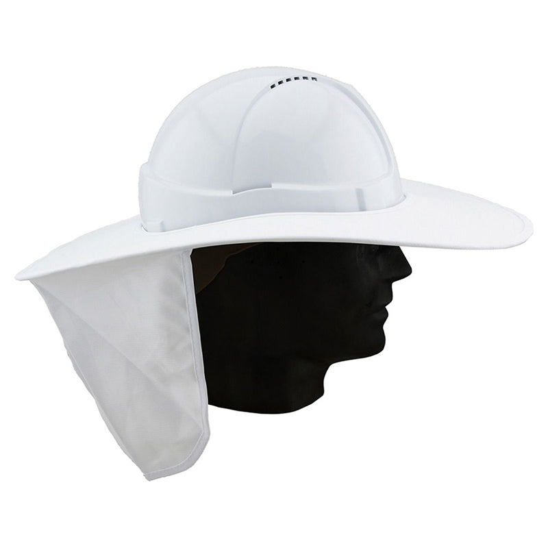 SB1280  CLOTH LINED HARD HAT BRIM WITH NECK FLAP