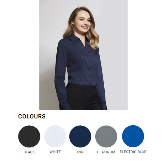 S770LL BIZ COLLECTION LADIES MONACO LONG SLEEVE SHIRT