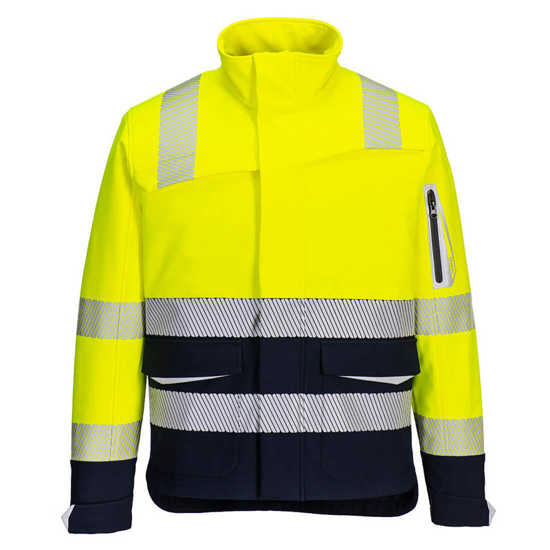 K8280 HUSKI HI-VIS CONTRAST SOFTSHELL JACKET
