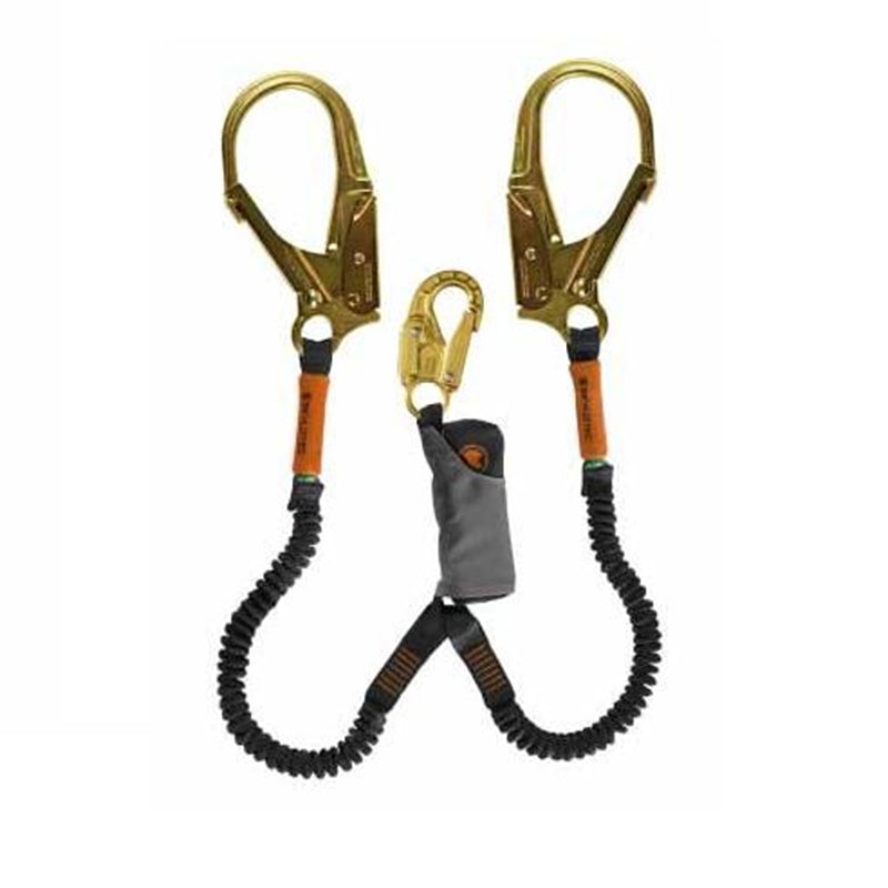 L-AUS-0595-1,8 SKYSAFE PRO FLEX Y TWIN LEG LANYARD W/ 2 x FS90 SNAP HOOKS