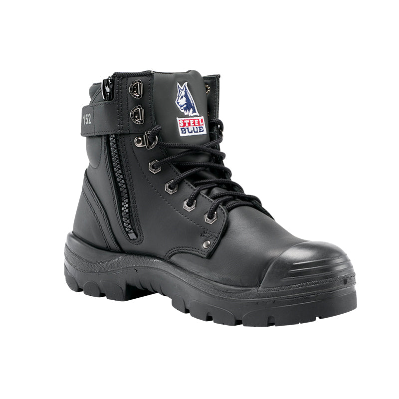 332152 ARGYLE ZIP SIDE BOOT W/ TPU BUMP CAP