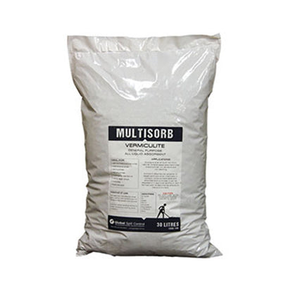 V30 GLOBAL SPILL CONTROL MULISORB VERMICULITE 30 LITRE (HEAT TREATED)