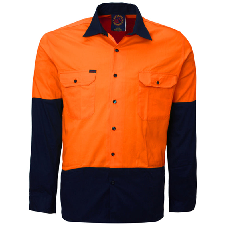 RM1050 SHIRT L/S 190GSM DRILL