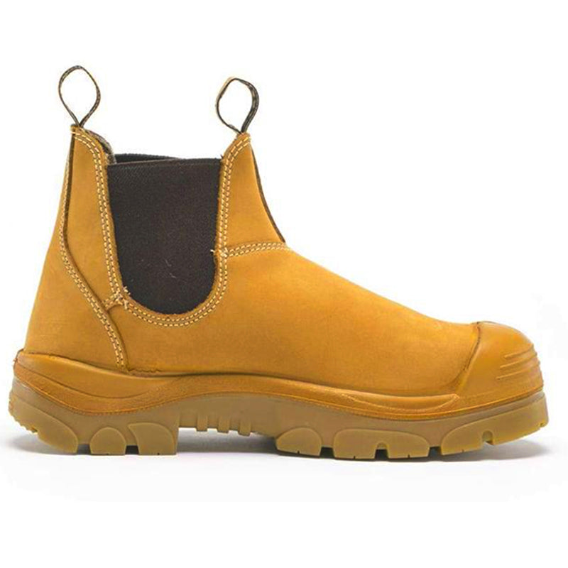 332101 STEELBLUE HOBART ELASTIC SIDE BOOT + BUMP CAP