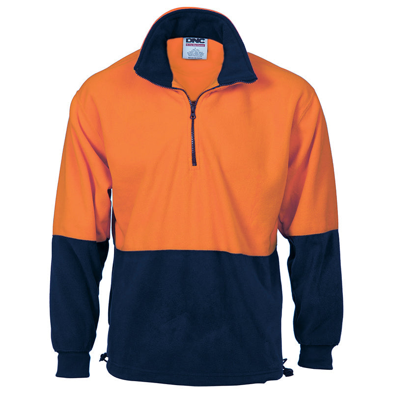 3825 DNC 1/2 ZIP  POLAR FLEECE WINDCHEATER