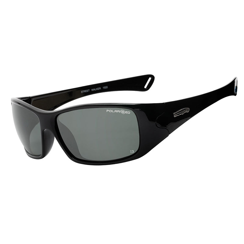 301BP SCOPE STREETWALKER BLACK GLOSS FRAME POLARISED LENS SAFETY GLASSES