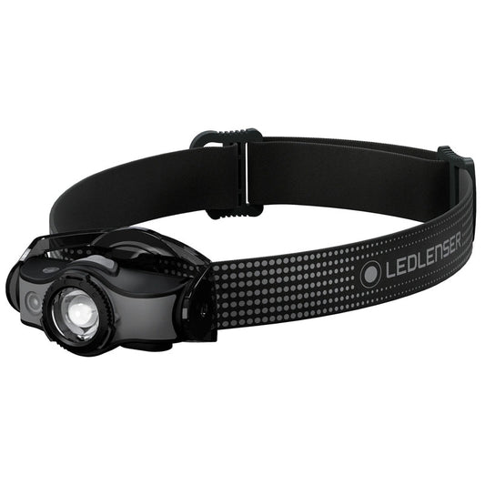 ZL502147 MH5 RECHARGEABLE HEADLAMP UP TO 400 LUMENS BLACK & GREY