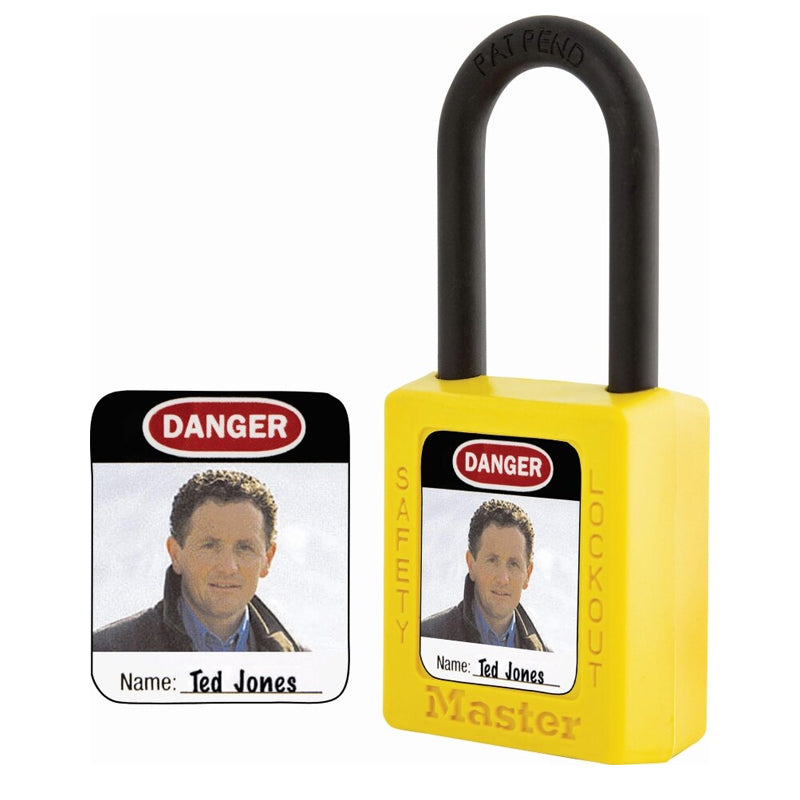 S142 MASTERLOCK PHOTO ID LABELS FOR S31, S32, S33, 406 & 410 PK=6