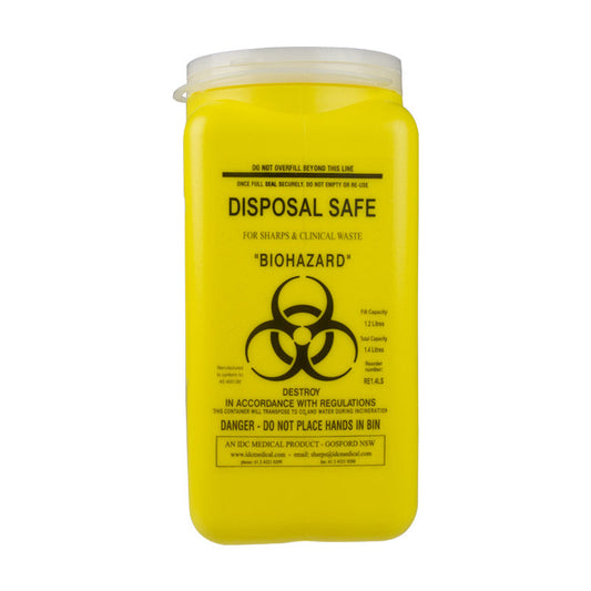 A44 DIPLOMAT LARGE SAFETY BLADE DISPOSAL CONTAINER 1.58L