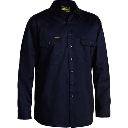 BS6893 LIGHTWEIGHT VENTED DRILL SHIRT  L/S