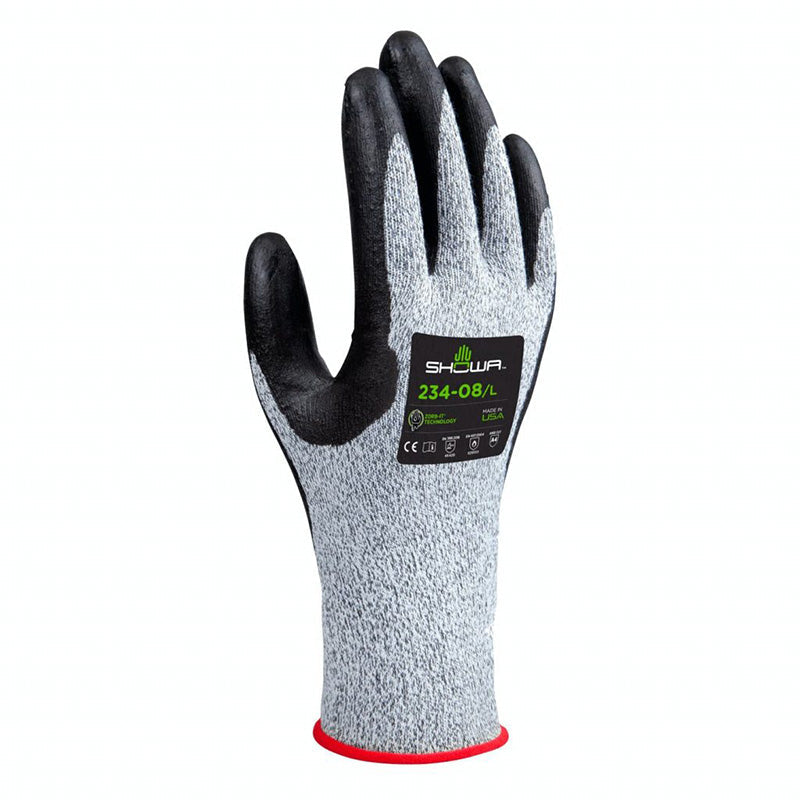 234 SHOWA CUT D NITRILE PALM GLOVE