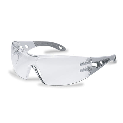 9192-310 UVEX PHEOS GREY/GREY FRAME CLEAR THS LENS SAFETY GLASSES