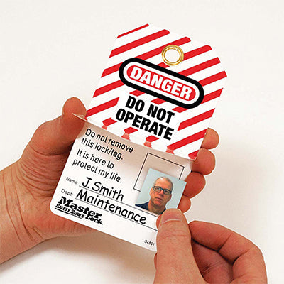 S4801 MASTERLOCK DO NOT OPERATE SELF LAMINATING PHOTO ID PK=12