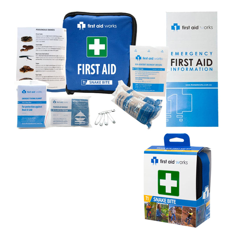 FAWT1SB FIRST AID WORKS SNAKE BITE FIRST AID KIT COMPACT LIGHTWEIGHT