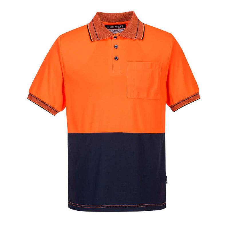 MP110 SHORT SLEEVE POLO HIVIS BIG GUY FIT