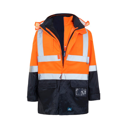 ARMOURWEAR 4IN1 (8581) HIVIS JACKET & VEST W/TAPE