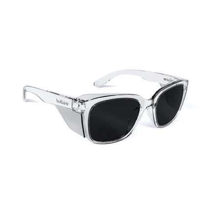 STK41N21A BOLLE STKS 410 SMOKE LENS PC SAFETY GLASSES PLATINUM ASAF LENS CRYSTAL TEMPLES/FRAME
