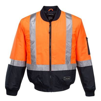 K8131 HUSKI BOMBER JACKET WITH TAPE