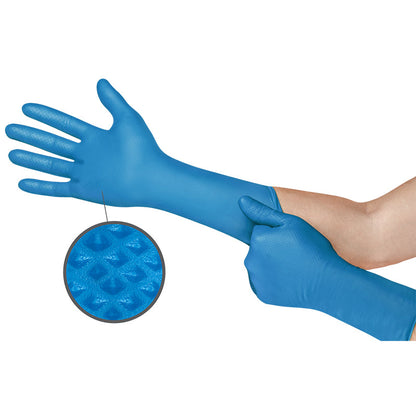 93-283 MICROFLEX MEGA TEXTURE NITRILE GLOVE CTN=10 BOXES OF 50