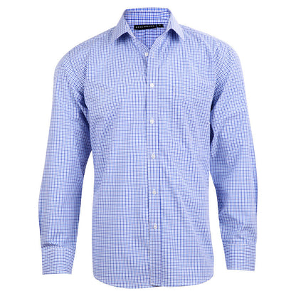 M7320L WINNING SPIRIT MENS GINGHAM LONG SLEEVE SHIRT