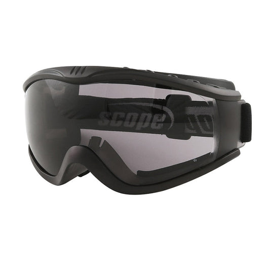 210S SCOPE SMOKE ANTI FOG ANTI SCRATCH LENS SAFETY GOGGLES
