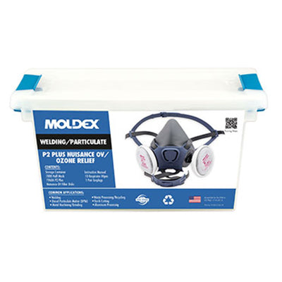 70963A MOLDEX 7000 SERIES HALF FACE RESPIRATOR KIT WELDING + NUISANCE ORGANIC VAPOUR LARGE