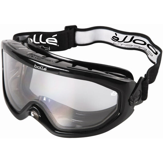 1650708 BOLLE BLAST DUO CLEAR WITH FOAM CHARCOAL SAFETY GOGGLES