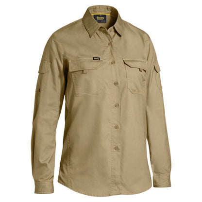 BL6414 AIRFLOW RIPSTOP LADIES L/S SHIRT