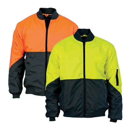 3761 DNC HIVIS TWO TONE BOMBER JACKET