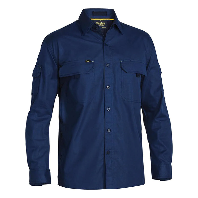 BS6414 BISLEY AIRFLOW RIPSTOP MENS LONG SLEEVE SHIRT