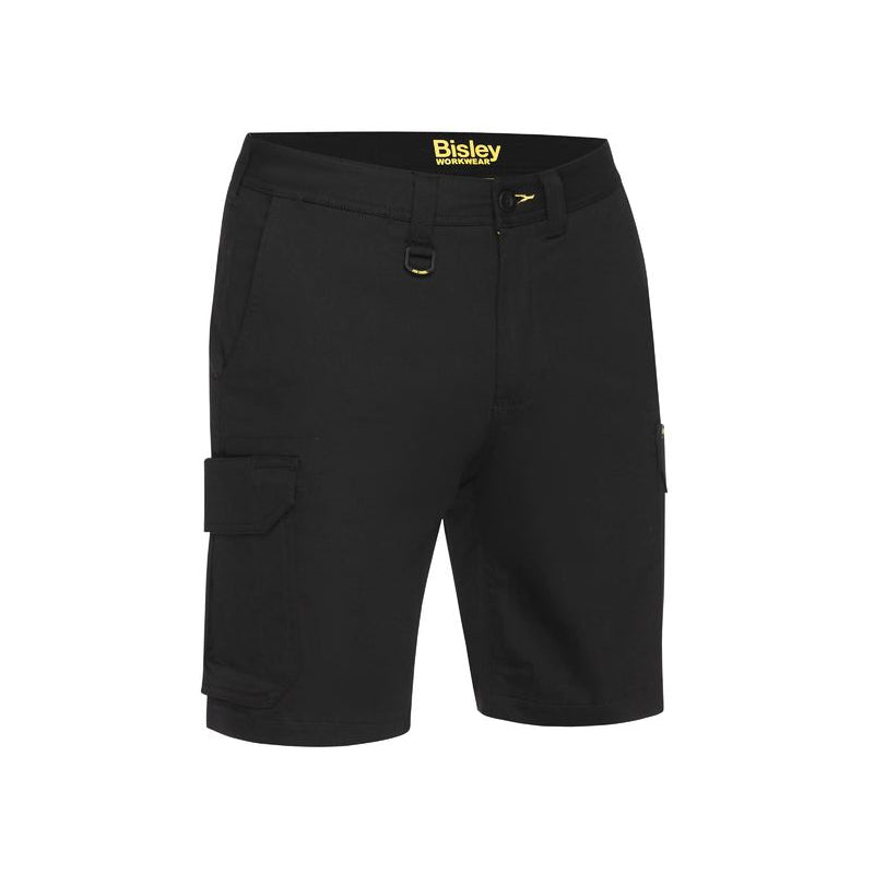 BSHC1008 BISLEY MENS STRETCH COTTON CARGO SHORTS