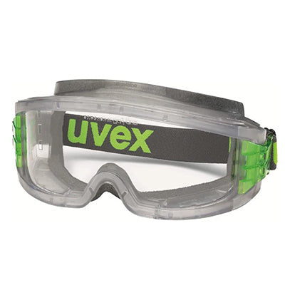 9301-626 UVEX ULTRAVISION CLEAR LENS CLOSED TOP VENT ANTI-FOG SAFETY GOGGLES