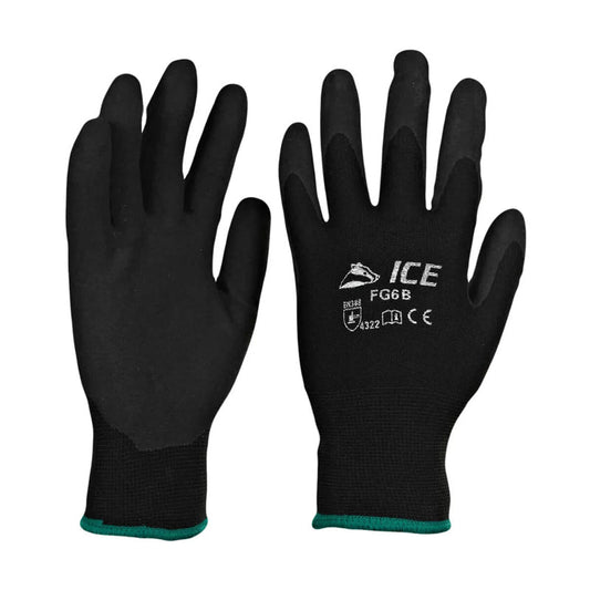 FG6B BADGER BRANDS ICE THERMAL FREEZER GLOVE NITRILE PALM