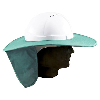 SB1280  CLOTH LINED HARD HAT BRIM WITH NECK FLAP