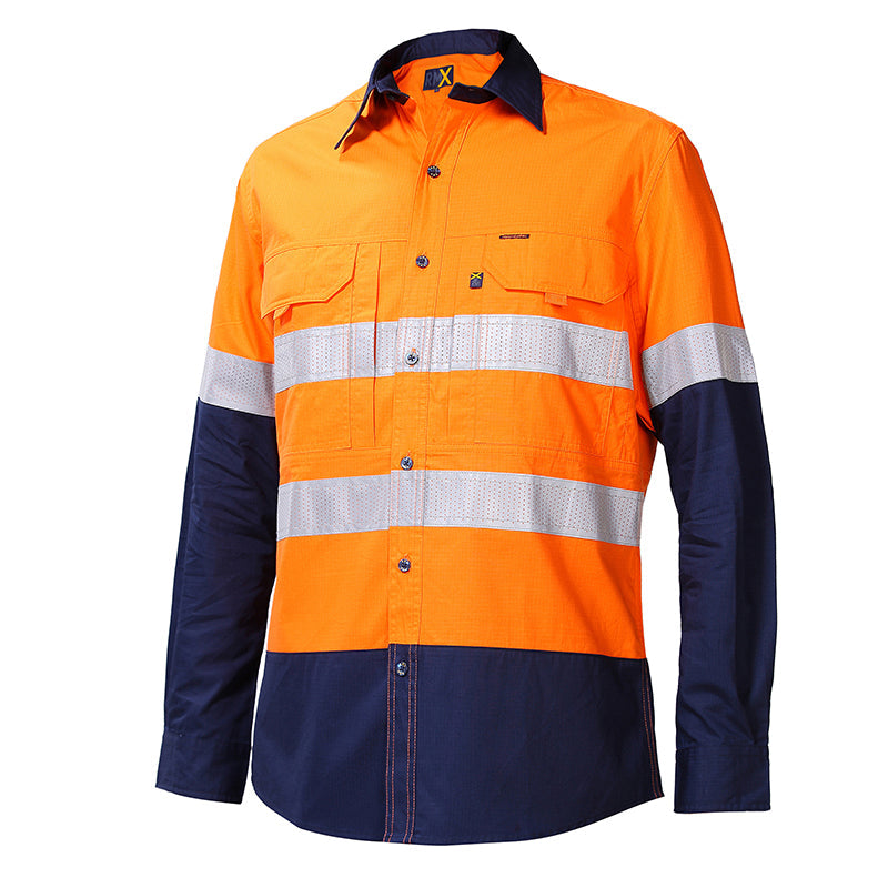 RMX003R RITEMATE FLEX FIT UTILITY LONG SLEEVE TAPED SHIRT 135GSM