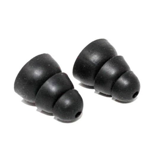 IT-54 ISOTUNES TRIPLE FLANGE SILICONE EARTIPS – UNIVERSAL SIZE – BLACK 5PR/PK