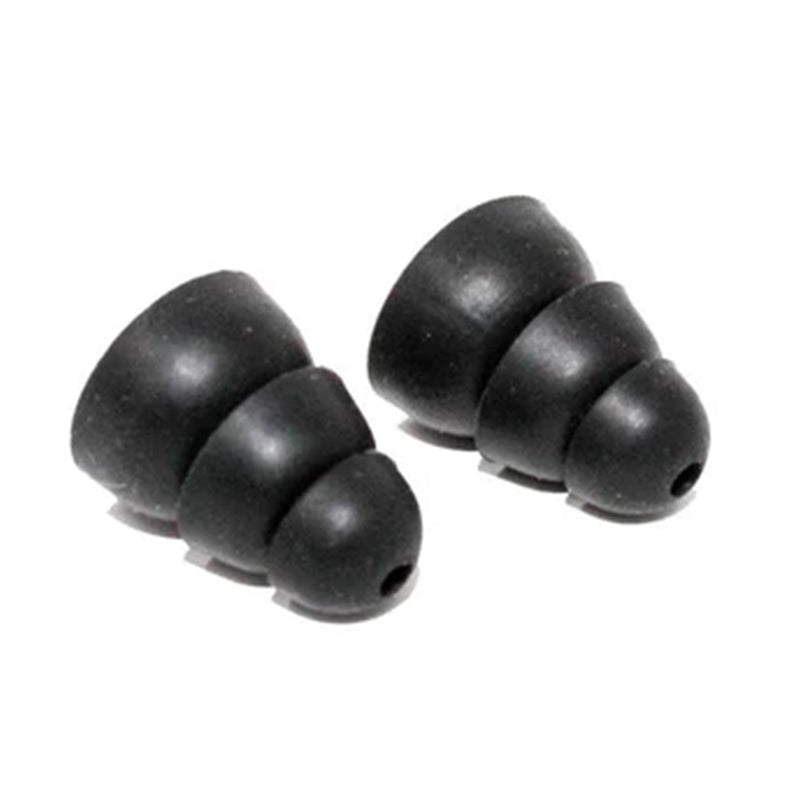 IT-54 ISOTUNES TRIPLE FLANGE SILICONE EARTIPS – UNIVERSAL SIZE – BLACK 5PR/PK