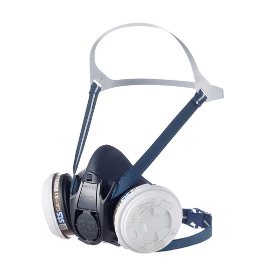 40145 RS01S STS HALF FACE SILICONE RESPIRATOR LARGE (MASK REQUIRES 2 FILTERS)