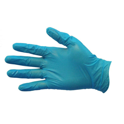 41038 RCR STRETCH BLUES POWDER FREE VINYL BLUE MEDIUM BX=100