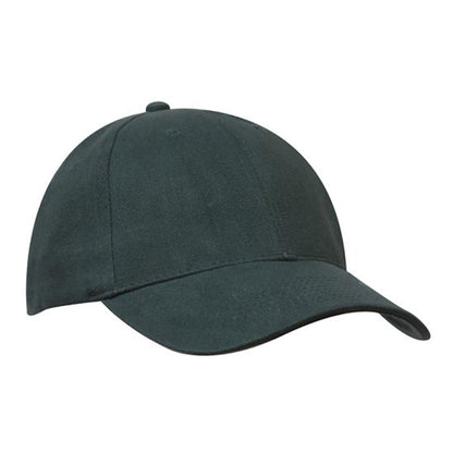 4199 6 PANEL HEAVY BRUSH COTTON B/BALL CAP