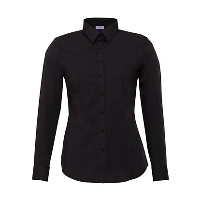 AWL200  LADIES LONG SLEEVE POPLIN SHIRT